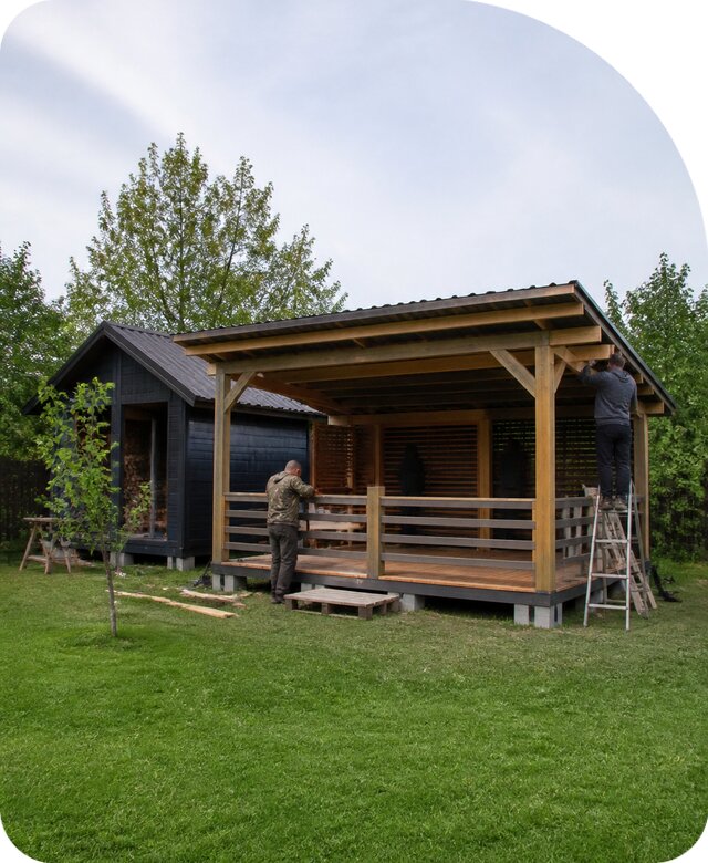 Строительство дачных построек в Малоярославце цена от 67223 р. | РадиДОМА-Млр